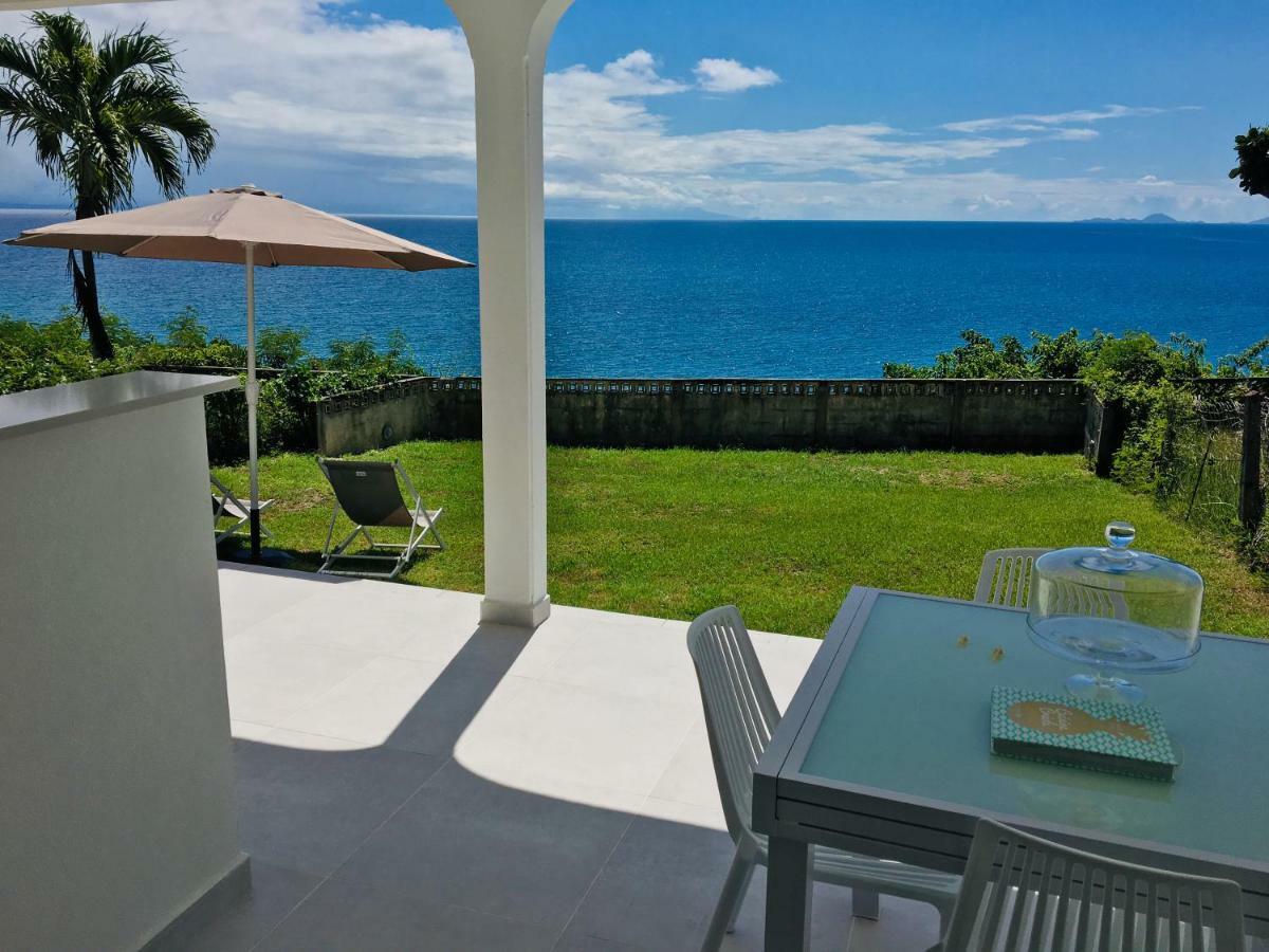 Studio Cozy Melissa Elegance - Guadeloupe , Le Gosier , Dampierre - Avec Pleine Vue Mer - Ocean A 180 Degres Εξωτερικό φωτογραφία